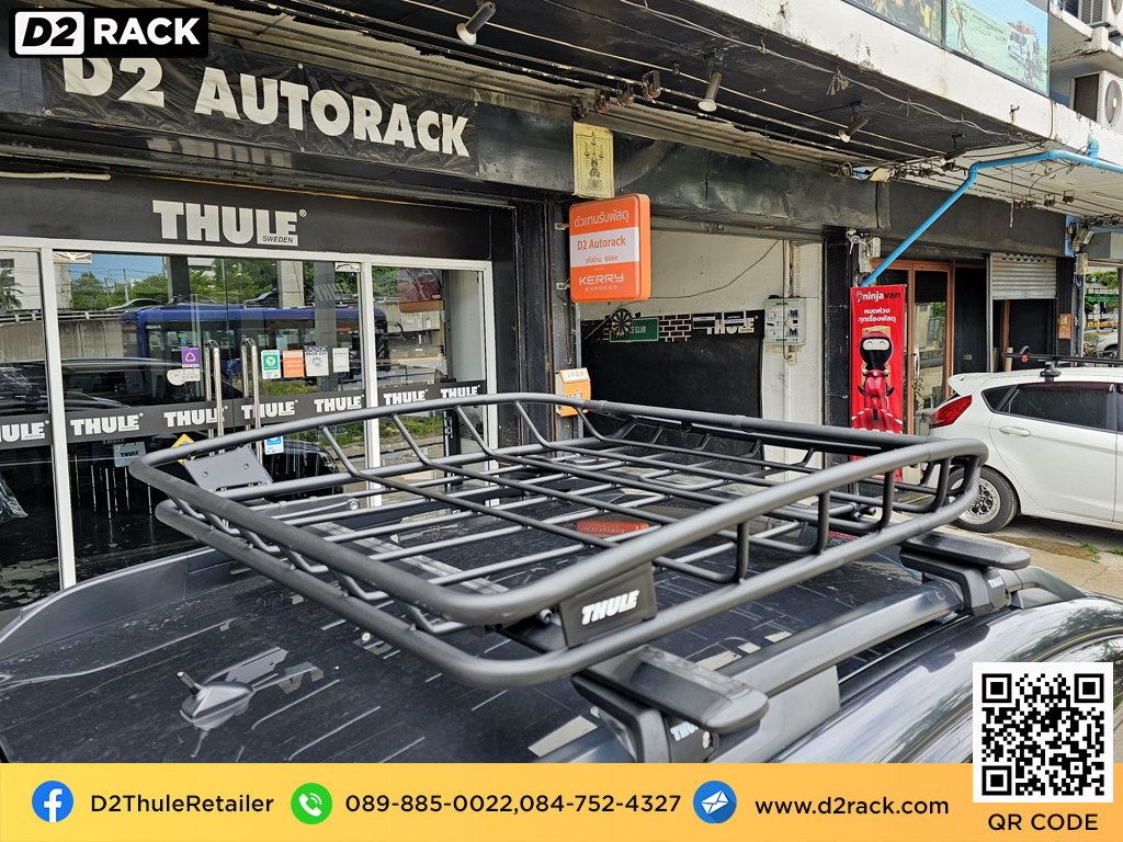 Subaru XV ติดตั้ง แร็คสัมภาระบนหลังคา THULE Roofrack รุ่น CANYON