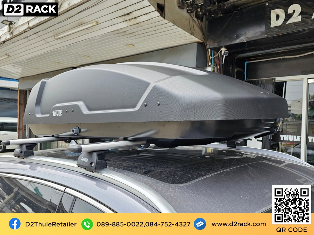 BYD ATTO 3 ติดตั้ง กล่องวางสัมภาระบนหลังคา THULE Roofbox รุ่น Force XT Size M