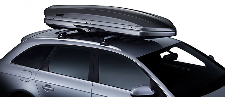 แร็คหลังคามือสอง เชียงใหม่ roof box THULE Dynamic กล่องใส่สัมภาระบนหลังคารถ