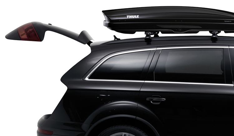 แร็คหลังคา ฟอร์จูนเนอร์ ราคา กล่องเก็บของหลังรถ THULE Dynamic roof box