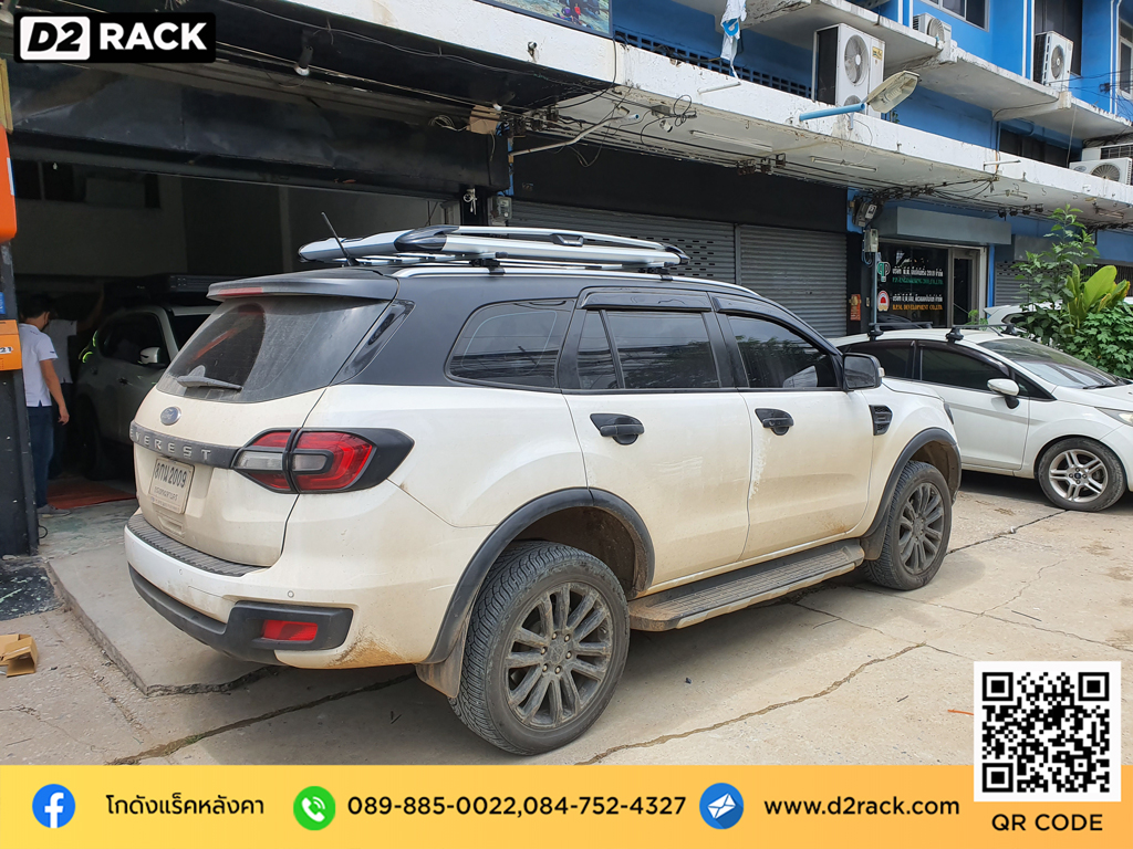 Ford Everest ติดตั้ง ที่เก็บสัมภาระบนหลังคารถ CARRYBOY Roofrack รุ่น CB550N 100x160 cm