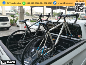 rackจักรยานมือสอง THULE BedRider 822 XTR ติดตั้งกับ Mitsubishi Triton rackติดจักรยาน rackจักรยานท้ายรถ มิตซูบิชิ ไทรทัน