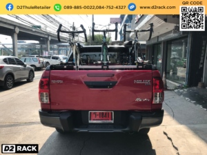 rackแขวนจักรยานท้ายรถ THULE BedRider 822 XTR ติดตั้งกับ Toyota Revo Rocco แร็ควางจักรยาน rackแขวนจักรยาน โตโยต้า รีโว่