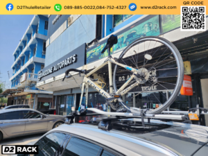 แร็คล็อคจักรยาน THULE รุ่น OutRide 561 ติดตั้งกับ Volvo XC40 rackจักรยานมือสอง แร็คจักรยานในรถsuv วอลโว่ เอ็กซ์ซี 40