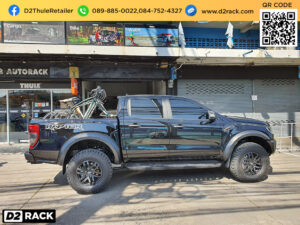 ที่วางจักรยาน THULE BedRider 822 XTR ติดตั้งกับ Ford Raptor แร็คจักรยาน rackยึดจักรยาน ฟอร์ด แร็พเตอร์