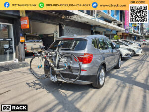 แร็คบรรทุกจักรยาน THULE HangOn 972 ติดตั้งกับ BMW X3 rackหลังคาBuzzRack แร็คแขวนจักรยาน บีเอ็ม เอ็กซ์ 3