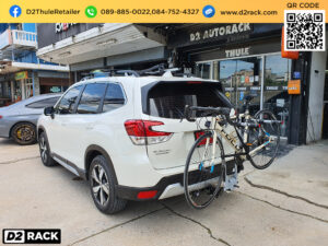 แร็คจักรยานมือสอง THULE HangOn 972 ติดตั้งกับ Subaru Forester ที่ยึดจักรยาน rackจักรยานมือสอง ซูบารุ ฟอเรสเตอร์