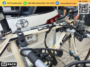 rackจักรยานในรถ THULE HangOn 972 ติดตั้งกับ Toyota Fortuner rackจักรยาน แร็คห้อยจักรยาน โตโยต้า ฟอร์จูนเนอร์