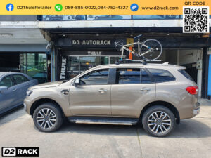 ที่วางจักรยาน THULE OutRide 561 ติดตั้งกับ Ford Everest แร็คจักรยาน rackยึดจักรยาน ฟอร์ด เอเวอเรสต์