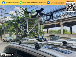 ที่ยึดจักรยาน THULE OutRide 561 ติดตั้งกับ Ford Everest แร็คจักรยานบนหลังคารถ rackติดจักรยาน ฟอร์ด เอเวอเรสต์