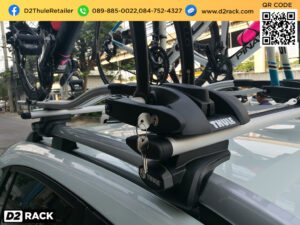 แร็คใส่จักรยานบนหลังคารถ THULE OutRide 561 ติดตั้งกับ Subaru XV แร็คยึดจักรยานบนหลังคารถ thaibikerack ซูบารุ เอ็กซ์วี