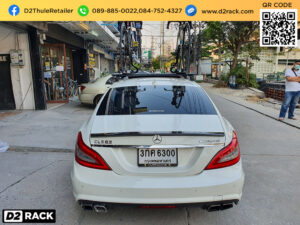 rackใส่จักรยาน THULE รุ่น ProRide 598 ติดตั้งกับ Benz CSL63 rackแขวนจักรยานบนหลังคารถ แร็คจักรยานทําเอง เบนซ์ ซีเอสเอล 63