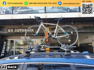 แร็คบรรทุกจักรยาน THULE ProRide 598 ติดตั้งกับ Subaru Forester rackหลังคาTHULE แร็คแขวนจักรยาน ซูบารุ ฟอเรสเตอร์