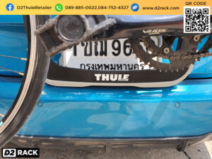 ที่แขวนจักรยานหลังรถ THULE Raceway 991 ติดตั้งกับ BMW 218i แร็คบรรทุกจักรยาน ที่แขวนจักรยานท้ายรถsuv บีเอ็ม 218 i