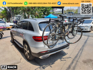 แร็คจักรยานมือสอง THULE RaceWay 991 ติดตั้งกับ Benz GLC 250d ที่ยึดจักรยาน rackจักรยานมือสอง เบนซ์ จีเอลซี