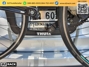 rackจักรยานท้ายรถ THULE RaceWay 991 ติดตั้งกับ Benz GLC 250d แร็คใส่จักรยาน แร็คจักรยานsuv เบนซ์ จีเอลซี