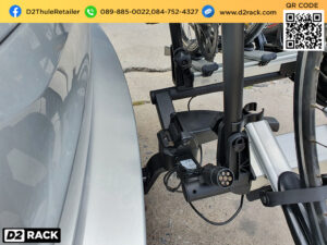 rackหลังคาจักรยาน THULE Velocompact 927 ติดตั้งกับ BMW X5 แร็คจักรยานsuv แขวนจักรยานท้ายรถ บีเอ็ม เอ็กซ์ 5