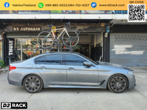 แร็คจักรยานมือสอง YAKIMA รุ่น FrontLoader ติดตั้งกับ BMW 530i ที่ยึดจักรยาน rackจักรยานมือสอง บีเอ็ม 530