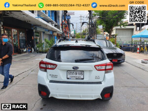 rackจักรยานมือสอง YAKIMA รุ่น Forklift ติดตั้งกับ Subaru XV rackติดจักรยาน rackจักรยานบนหลังคารถ ซูบารุ เอ็กซ์วี