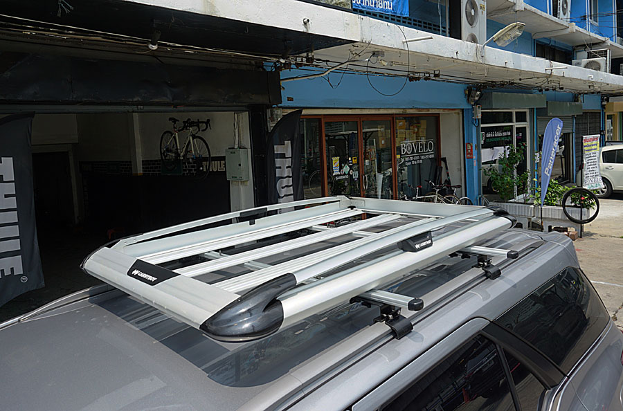 แร็คหลังคา CarryBoy รุ่น CB-550N-02 แร็คหลังคามือสอง แร็คหลังคากระบะ แครี่บอย roofrackbar ติดหลังคารถยนต์ แร็คจักรยานท้ายรถthule แร็คหลังคาออฟโรดมือสอง ขายแร็คจักรยานท้ายรถ คานแร็คหลังคา