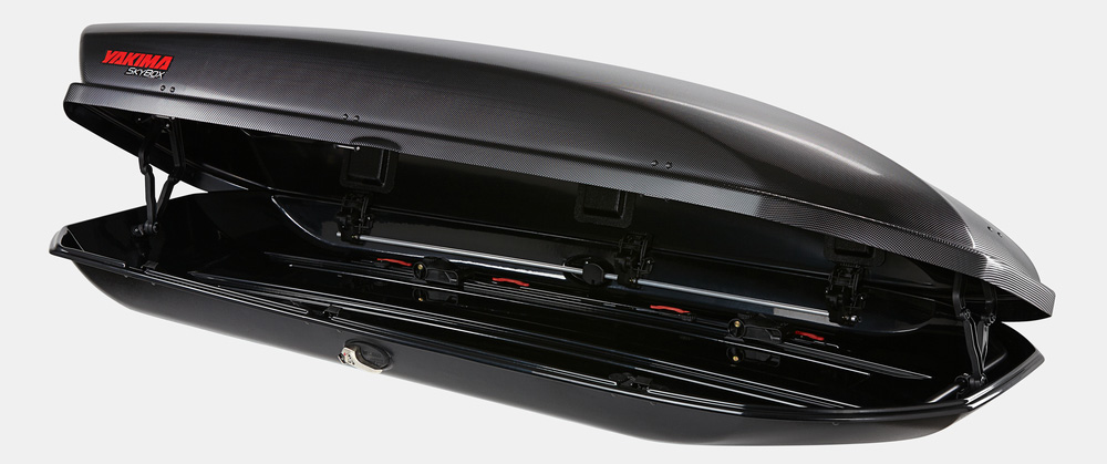 แร็คหลังคามือสอง กล่องใส่ของบนหลังคารถ Roofbox Yakima Skybox 18 กล่องใส่ของหลังคารถ