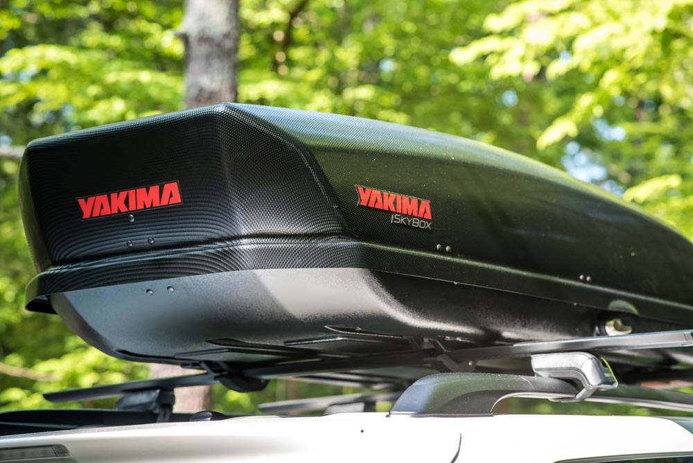 กล่องสัมภาระบนหลังคา กระเป๋าสัมภาระหลังคา roof rack bag Roofbox Yakima รุ่น Skybox 18 roof box ยี่ห้อไหนดี