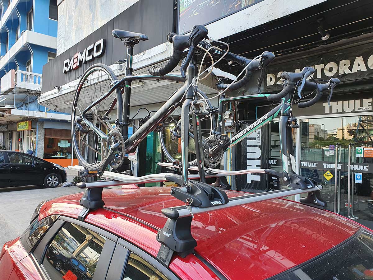 Mazda CX-3 ติดแร็คจักรยาน thule bikerack รุ่น outride 561