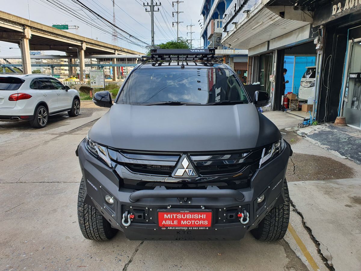 Mitsubishi Triton ติดตั้ง แร็คหลังคาใกล้ฉัน VRK Roofrack รุ่น TRAY-001 90x120 cm