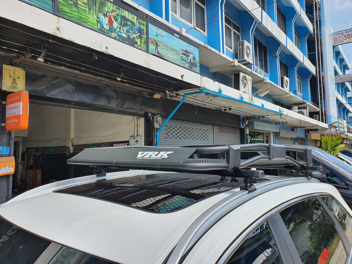 Haval Jolion ติดตั้ง ถาดวางของบนหลังคา VRK Roofrack รุ่น TRAY-002 100x150 cm