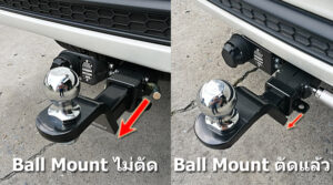 towbar hitch fortuner จากโรงงานยื่นออกมา ทางร้านบริการตัดให้สั้น ตามความต้องการลูกค้า