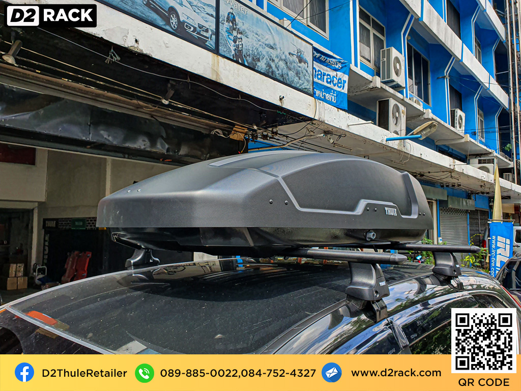 กล่องสัมภาระบนหลังคามือสอง thule force xt m roof box ราคาถูก ที่วางของบนหลังคา กล่องสัมภาระบนหลังคา : ผลงานติดตั้ง กล่องหลังคารถยนต์ roof box Honda Crv G5 ซีอาร์วี