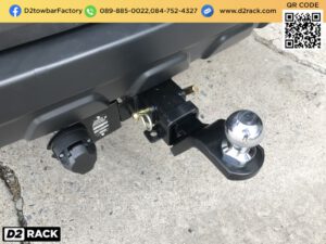 กันชนลากเรือ ฮอนด้า บีอาร์วี อุปกรณ์เทรลเลอร์ ลากเรือ เทเลอร์ towbar โทว์บาร์ : งานติดตั้ง D2towbar ชุดลากเรือ Honda BRV