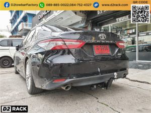 ชุดลากพ่วง Toyota Camry กันชนหลังลากพ่วง สาลี่ลากจูง กันชนลากเรือ เทเลอร์ : งานติดตั้ง D2towbar ชุดลากเรือ โตโยต้า คัมรี่