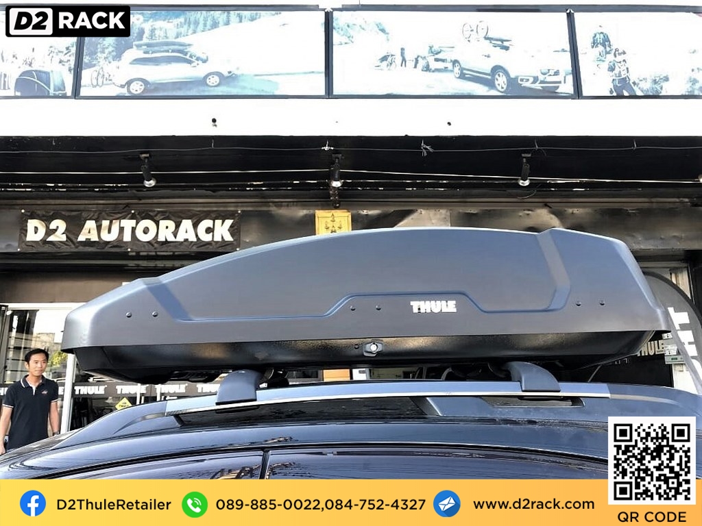 กล่องติดหลังคา มือสอง thule thule Force XT M กล่องสัมภาระบนหลังคา มือสอง roof box ราคา ถูก กล่องใส่สัมภาระ บนหลังคารถ : ผลงานติดตั้ง กล่องหลังคารถยนต์ roof box Subaru XV เอ็กซ์วี