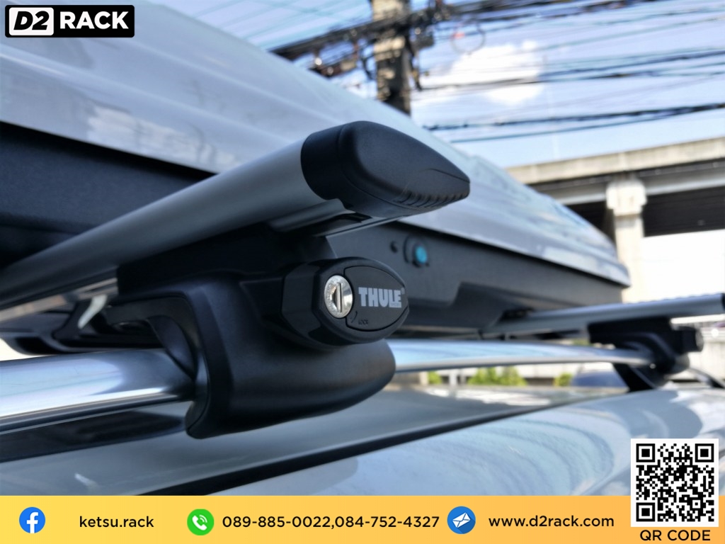 กล่อง ใส่ สัมภาระ บน หลังคา รถ KetSu Roofbox L กล่อง RoofBox ขาย roofbox roof box กล่อง สัมภาระ บน หลังคา : ผลงานติดตั้งBenz ML เอ็มแอล