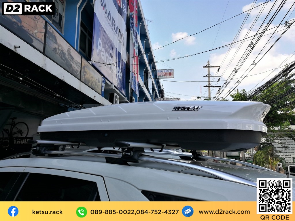 roofbox KetSu Roofbox L กล่องบนหลังคา กล่อง ติด หลังคา รถ roof box กล่อง สัมภาระ บน หลังคา : ผลงานติดตั้งBenz ML เอ็มแอล