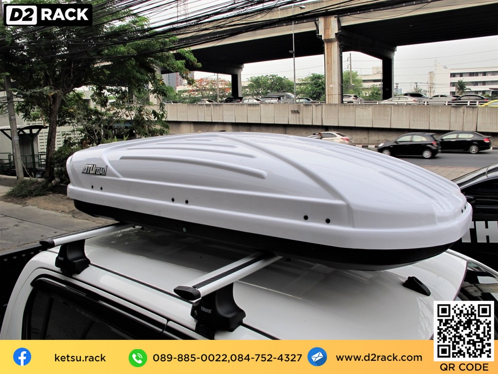 กล่อง ใส่ สัมภาระ บน หลังคา รถ KetSu Roofbox M1 กล่อง RoofBox ขาย roofbox roof box กล่อง สัมภาระ บน หลังคา : ผลงานติดตั้ง Toyota Revo รีโว่