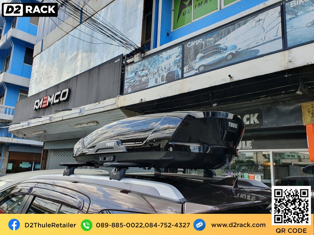 กล่องสัมภาระบนหลังคา THULE RoofBox Motion XT M กล่องบนหลังคา กล่อง หลังคา รถ ขาย roofbox : ผลงานติดตั้ง กล่องหลังคารถยนต์ roof box Isuzu mu-x มิวเอ็กซ์