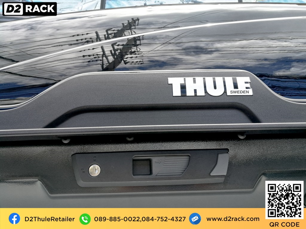  กล่องวางของบนหลังคา thule Motion XT M กล่องบนหลังคา กล่อง RoofBox กล่องหลังคารถ : ผลงานติดตั้ง กล่องหลังคารถยนต์ roof box Toyota Sienta เซียนต้า