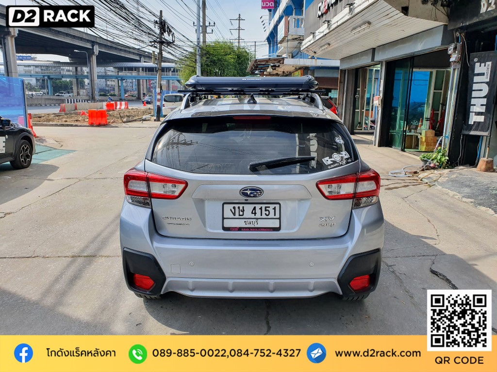 แร็คหลังคา 4x4 Subaru XV d2 autorack แครี่บอย Carryboy รุ่น CB550N ถาด แร็ค ซูบารุ XV แร็คหลังคาตะแกรง แร็คติดหลังคารถยนต์ d2 autorack แร็คหลังคารถตู้มือสอง