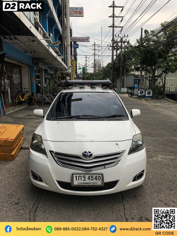 rack หลังคา carryboy รุ่น CB550N สำหรับ โตโยต้า วีออส แร็คมือสอง แครี่บอย ราวแร็คหลังคา Toyota Vios คานขวางมือสอง ขาจับแร็คหลังคา ราคา แร็คติดหลังคารถ