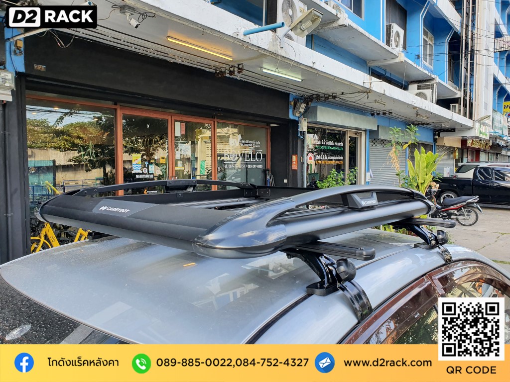 rack หลังคา Carryboy รุ่น CB550N สำหรับ โตโยต้า อัลติส แร็คมือสอง ราวแร็คหลังคา Toyota Altis คานขวางมือสอง แร็คหลังคา แครี่บอย ราคา แร็คติดหลังคารถ