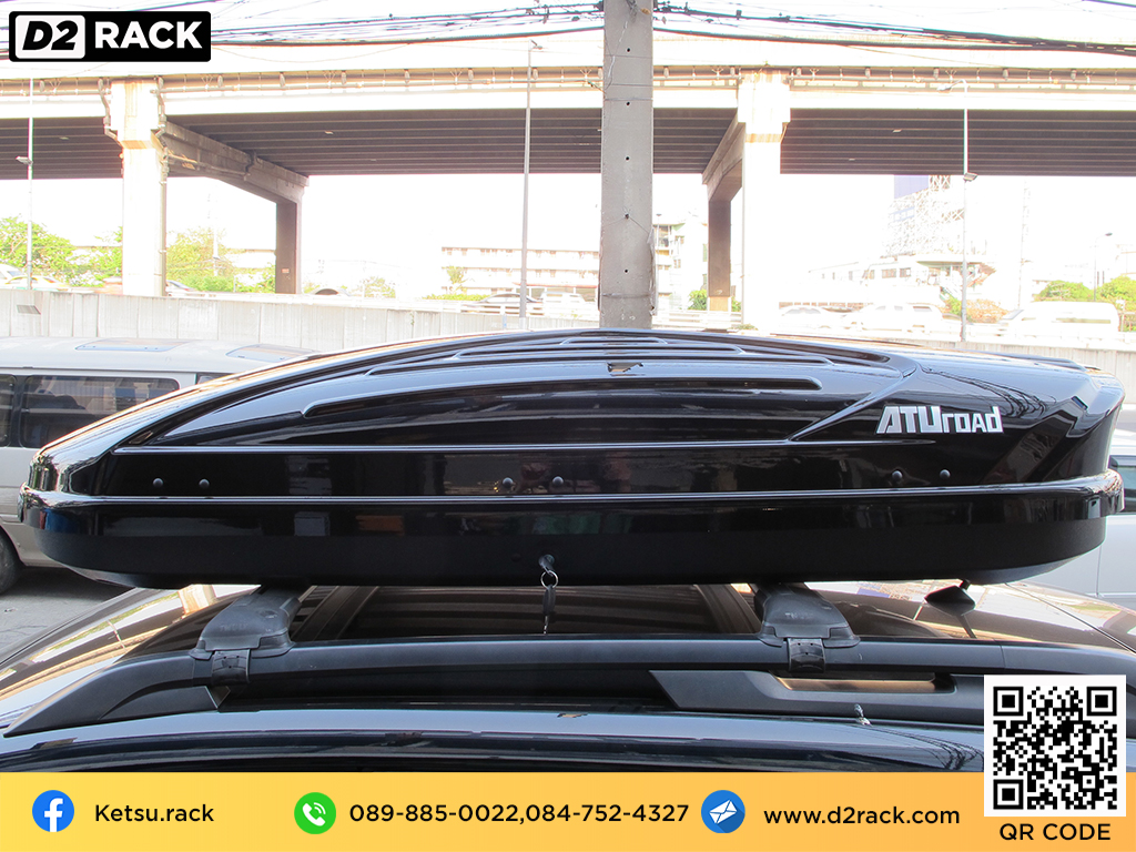 กล่องสัมภาระบนหลังคามือสอง KETSU M1 roofbox roof box เชียงกง กล่องใส่สัมภาระบนหลังคารถ : ผลงานติดตั้ง กล่องหลังคารถยนต์ roof box Subaru XV เอ็กซ์วี