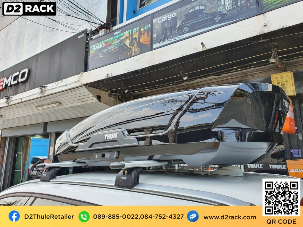 กล่องสัมภาระบนหลังคา THULE RoofBox Motion XT M กล่องบนหลังคา กล่อง หลังคา รถ ขาย : ผลงานติดตั้ง กล่อง Volvo XC60 เอ็กซ์ซี60