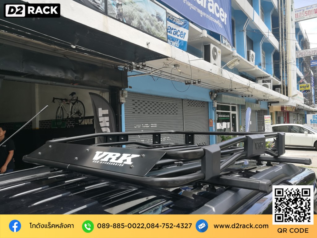 ติดแร็คหลังคา VRK รุ่น Tray 001 วีอาร์เค สำหรับ ฟอร์ด เอคโค่สปอร์ต แร็คมือสอง แร็คหลังคาราคา ถูก Ford Ecosport ถาดหลังคา แร็คหลังคาบาร์ ขาจับหลังคารถเก๋ง