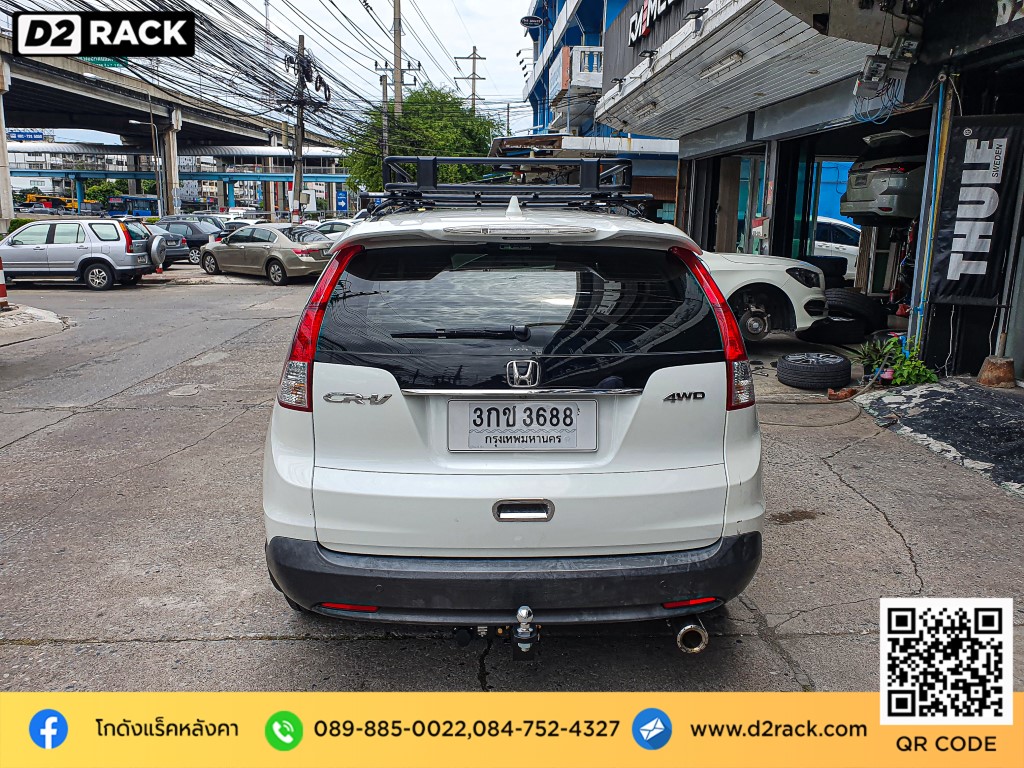 แร็คหลังคา 4x4 VRK รุ่น Tray 002 สำหรับ ฮอนด้า ซีอาร์วี แร็คมือสอง ถาดแร็คหลังคา Honda CRV G4 แร็คหลังคา ราคา คาน ขวาง หลังคา แร็คหลังคารถตู้มือสอง