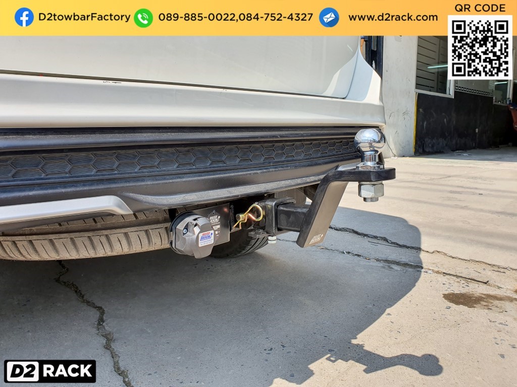 หัวบอลลากรถ Fortuner New ขายเทเลอร์ลากจูงมือสอง towbarhitch ฟอร์จูนเนอร์ : ภาพงานติดตั้ง ชุดลากเรือ Fortuner New ชุดลากพ่วง ฟอร์จูนเนอร์ กันชนลาก หัวบอลลาก เทรลเลอร์ลาก