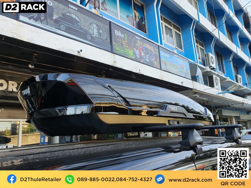 กล่อง ติด หลังคา รถ THULE RoofBox Motion XT XL กล่อง ใส่ สัมภาระ บน หลังคา รถ ขาย มือ สอง คานขวาง : ผลงานติดตั้ง กล่องหลังคารถยนต์ roof box Lexus LM300h