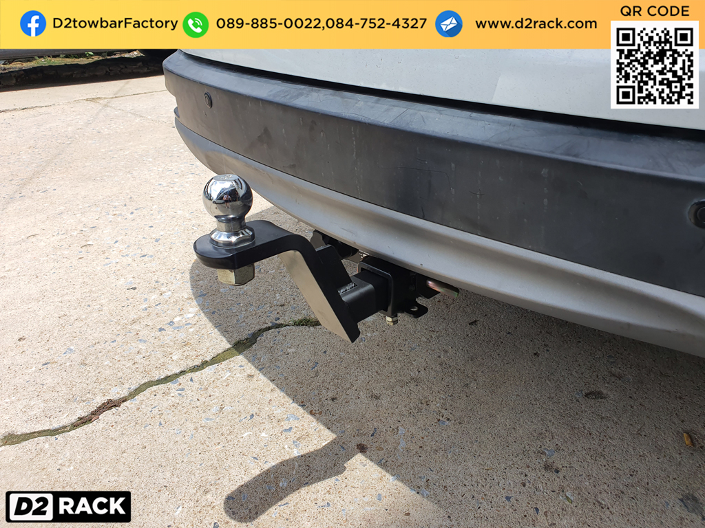 ตะขอลากรถราคา Honda CRV G5 ชุดลาก ซีอาร์วี ชุดลาก towbarhitch เทรลเลอร์ลากรถ : งานติดตั้ง D2towbar ชุดลากเรือ Honda CRV G5