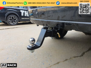 ชุดลากรถเก๋ง Toyota Fortuner 08-15 เทเลอร์พ่วงรถ ฟอร์จูนเนอร์ towbarhitch คานลากเรือมือสอง เทรลเลอร์ลากรถมือสอง : งานติดตั้ง D2towbar ชุดลากเรือ Toyota Fortuner 08-15